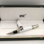 NEW UPGRADED Copy Montblanc JFK John F Kennedy White Barrel Rollerball Pen